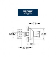 GROHE COSTA L LLAVE DE PASO